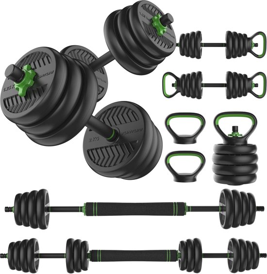 Tunturi Halterset & Dumbbells 28 kg