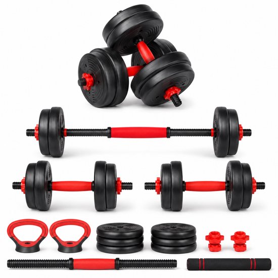 Fitby Dumbbell- & Kettlebellset 20 kg