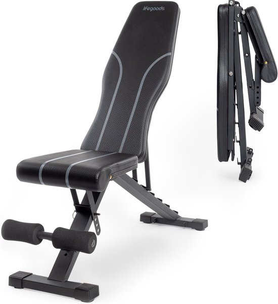 LifeGoods Verstelbare Fitnessbank