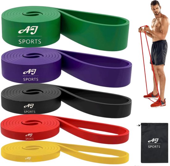 AJ-Sports Pull Up Bands 5-delig